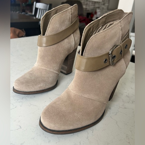 Jessica Simpson Keri Suede Ankle Boots with Buckle - Picture 15 of 16